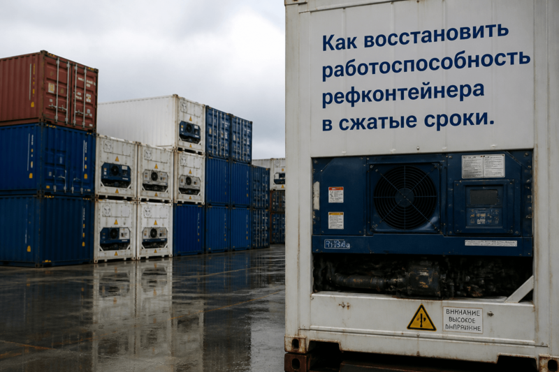 Как восстановить работоспособность рефконтейнера в сжатые сроки
