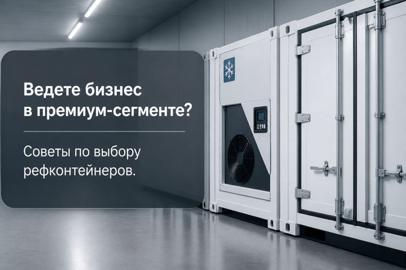 Ведете бизнес в премиум-сегменте? Советы по выбору рефконтейнеров