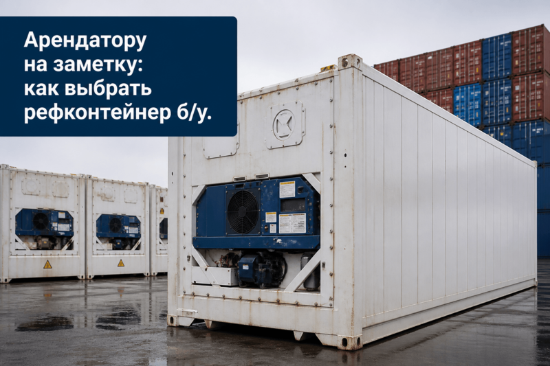 Арендатору на заметку: как выбрать рефконтейнер б/у