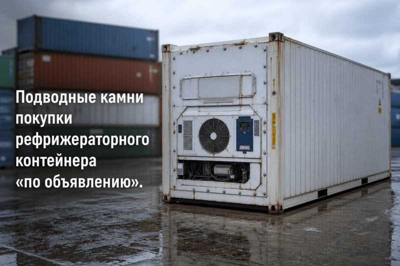 Подводные камни покупки рефрижераторного контейнера «по объявлению»